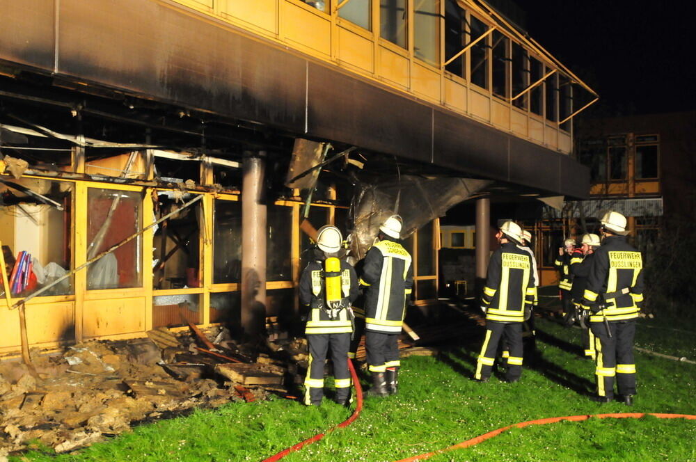 Brand im Schulzentrum auf dem Höhnisch