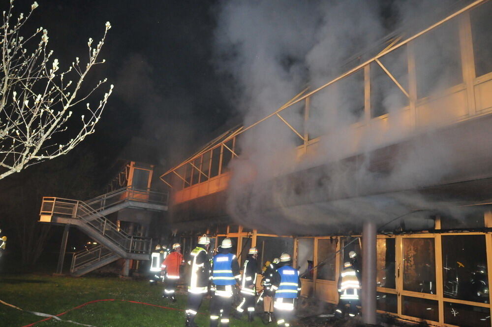 Brand im Schulzentrum auf dem Höhnisch