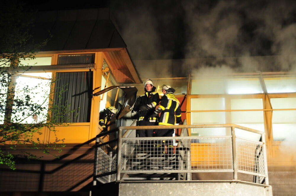 Brand im Schulzentrum auf dem Höhnisch