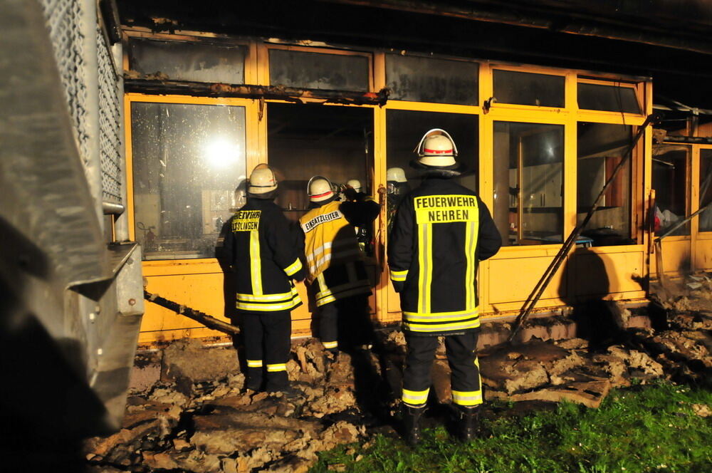 Brand im Schulzentrum auf dem Höhnisch