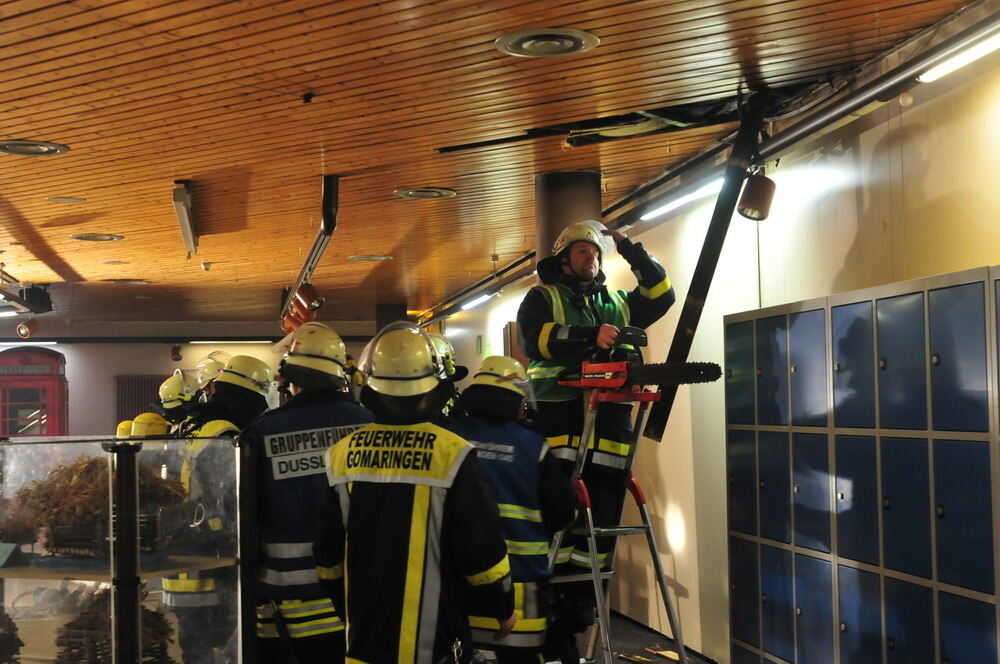 Brand im Schulzentrum auf dem Höhnisch