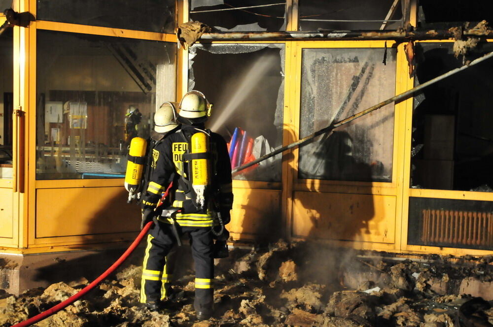 Brand im Schulzentrum auf dem Höhnisch