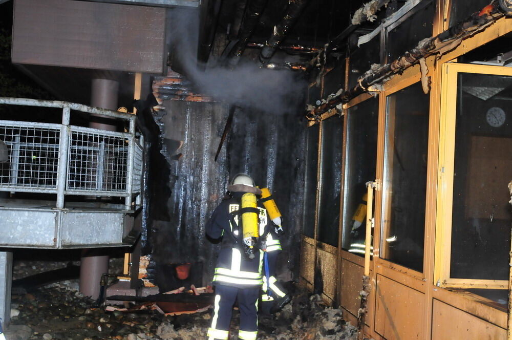 Brand im Schulzentrum auf dem Höhnisch