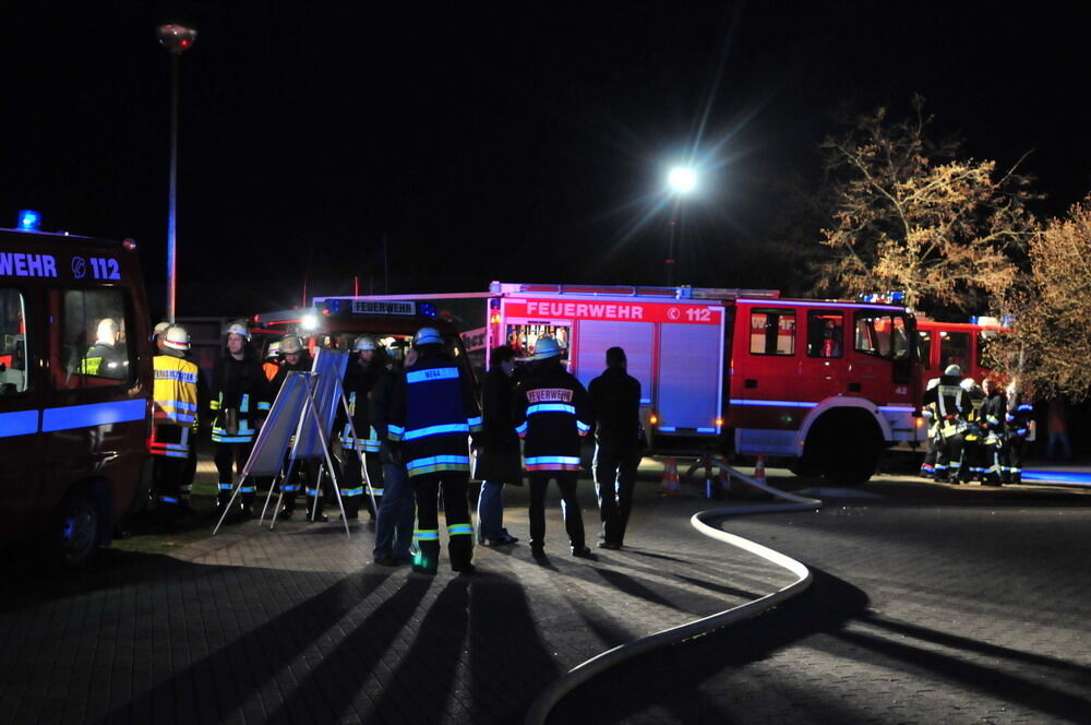 Brand im Schulzentrum auf dem Höhnisch