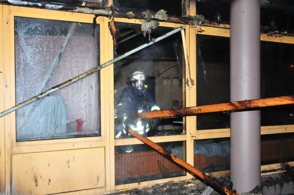 Brand im Schulzentrum auf dem Höhnisch