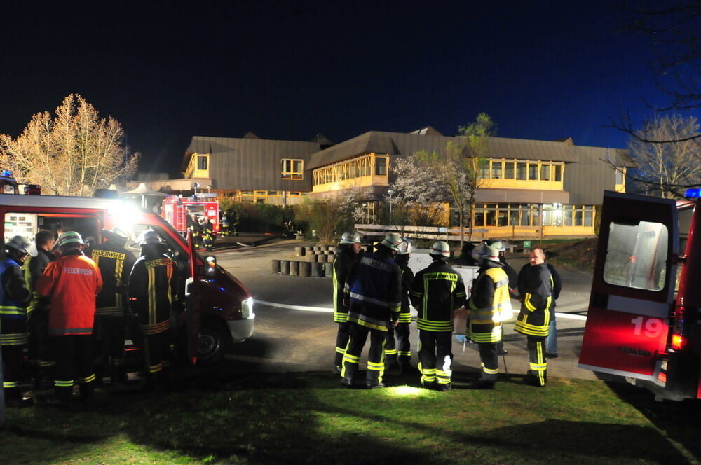 Brand im Schulzentrum auf dem Höhnisch