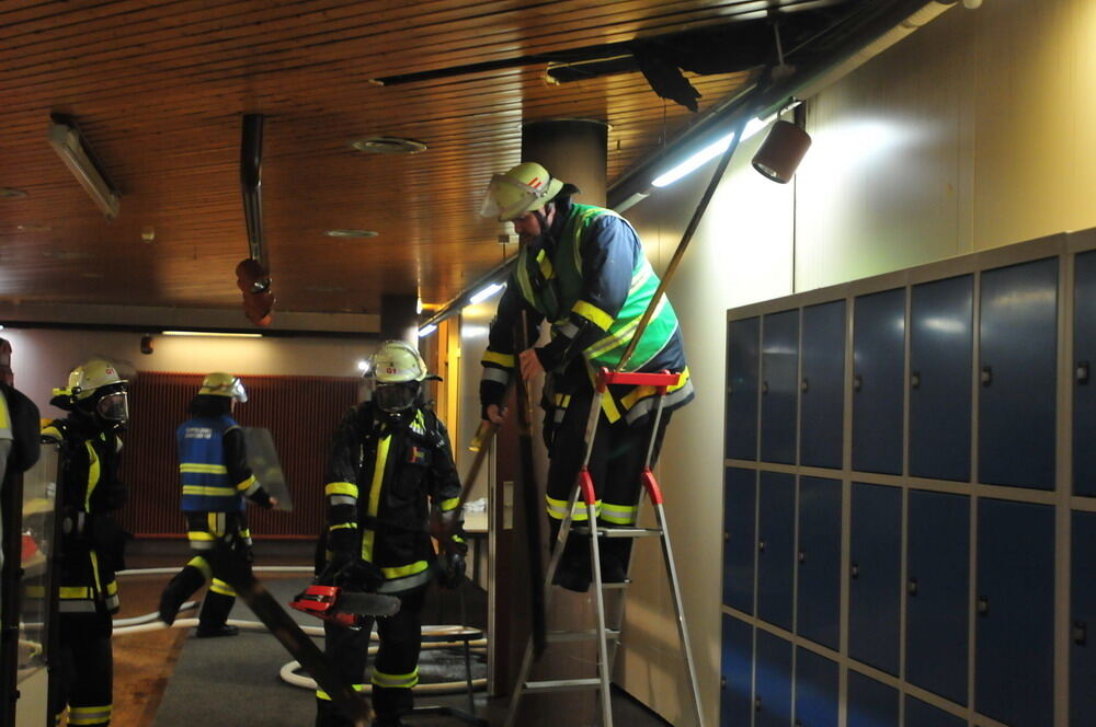 Brand im Schulzentrum auf dem Höhnisch