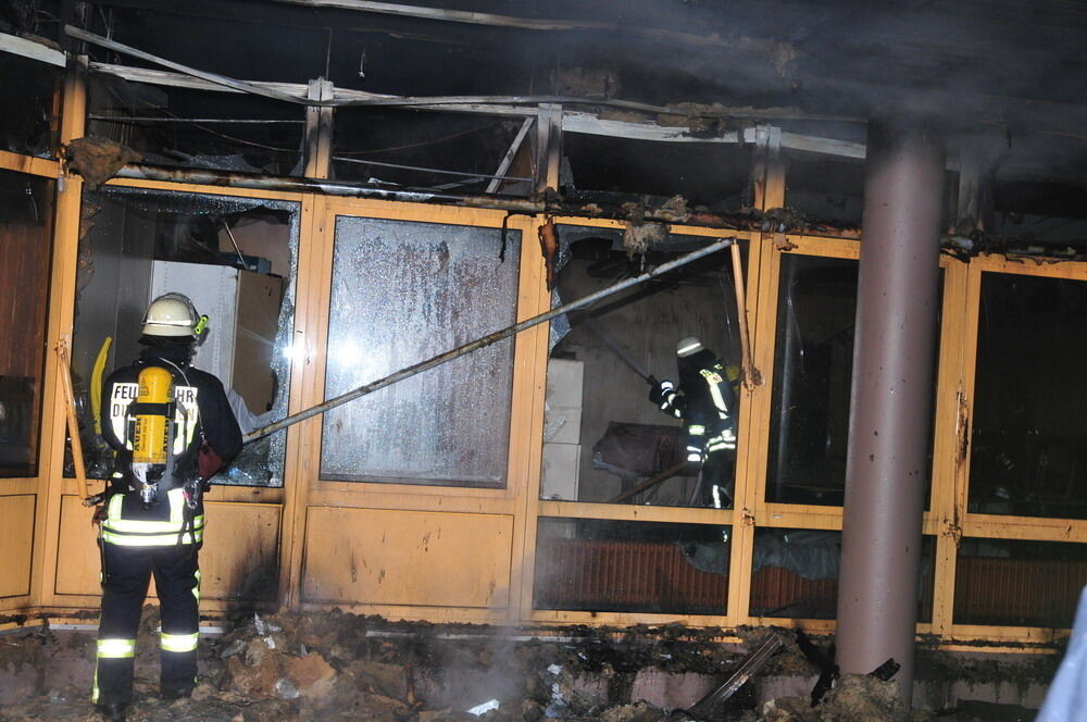 Brand im Schulzentrum auf dem Höhnisch