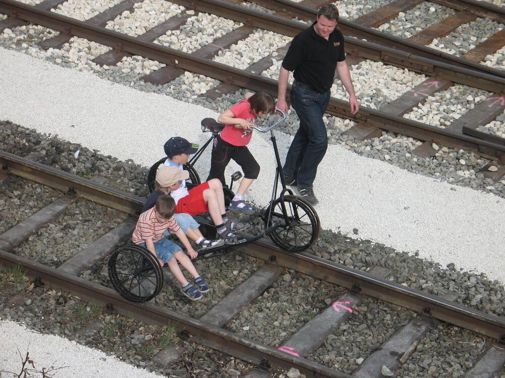 Bahnhofsfest Eröffnung Lokschuppen Münsingen