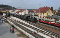 Bahnhofsfest Eröffnung Lokschuppen Münsingen