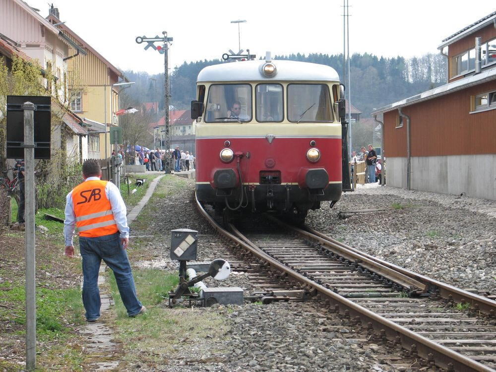 Bahnhofsfest Eröffnung Lokschuppen Münsingen