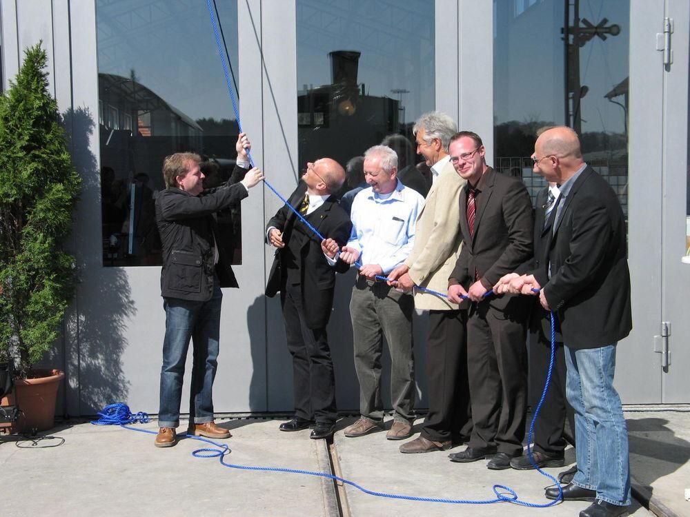 Bahnhofsfest Eröffnung Lokschuppen Münsingen