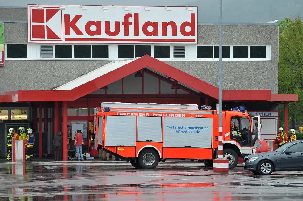 Kaufland Pfullingen nach Gasalarm evakuiert