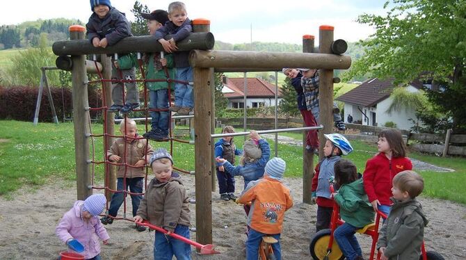 Jeder Kindergarten in Trochtelfingen und seinen Stadtteilen hat ein besonderes Profil. Das Bild wurde im Bewegungskindergarten M