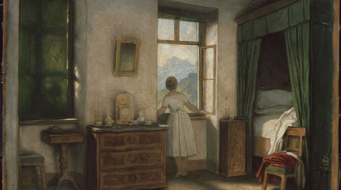 Moritz von Schwindt: »Die Morgenröte« (1860) - Romantik in der Schack-Galerie. FOTO: BAYERISCHE STAATSGEMÄLDESAMMLUNGEN