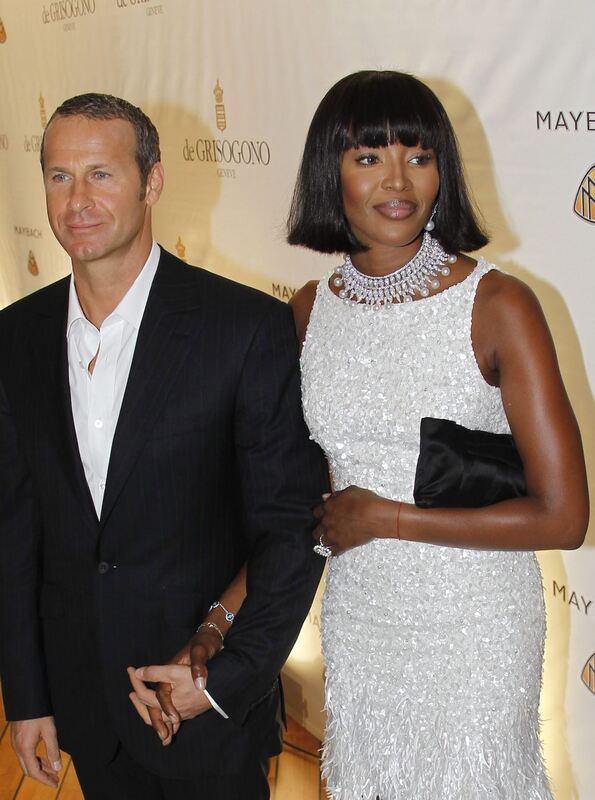 Das britische Modell Naomi Campbell und ihr Freund Vladimir Doronin. FOTO: DPA