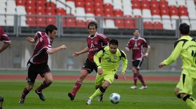 Agil, aber ohne Glück im Abschluss: SSV-Angreifer Marco Tucci.  FOTO: THOMYS