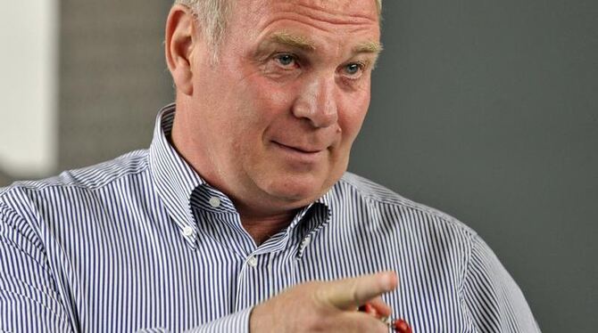 Der amtierende Präsident des FC Bayern München, Uli Hoeneß.