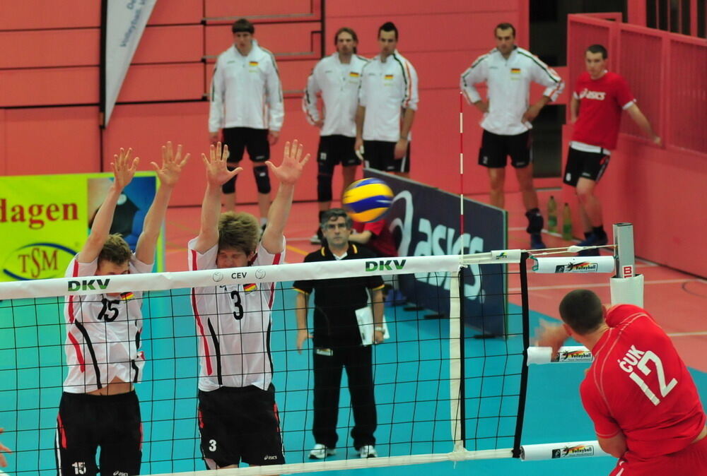 Volleyball Deutschland Kroation 3:0