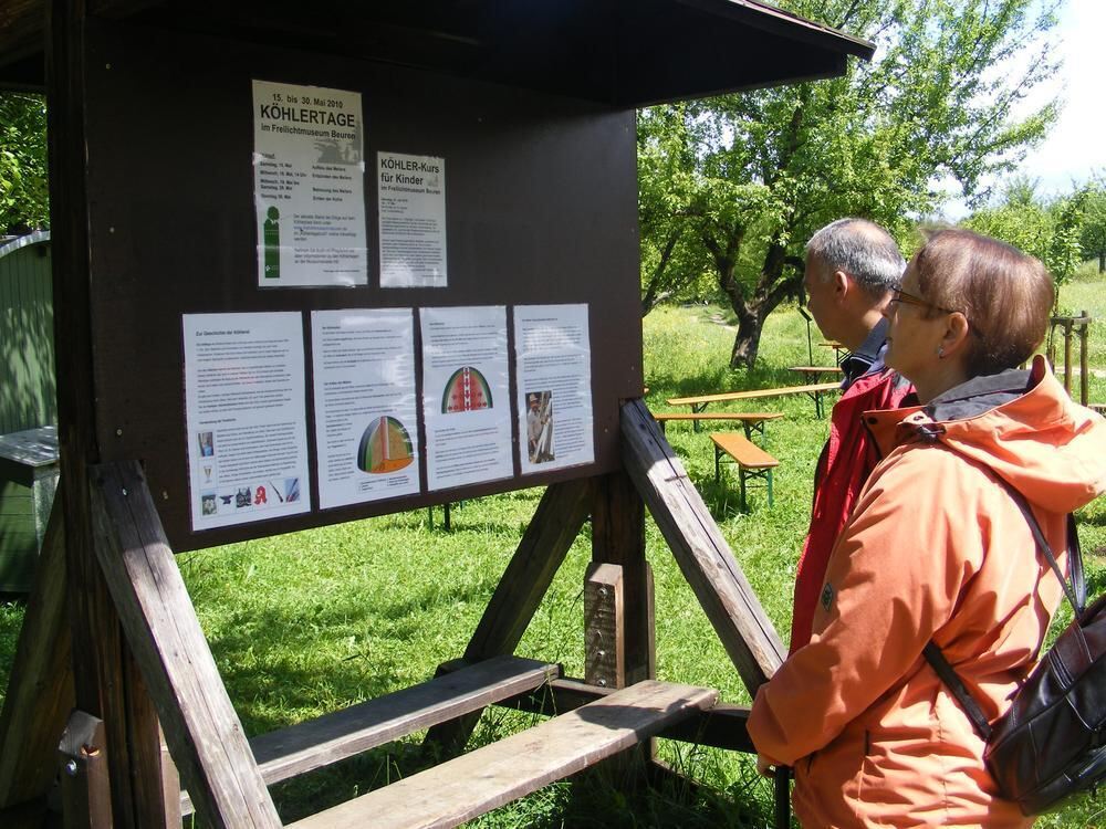 Aktionstag zur Köhlerei im Freilichtmuseum Beuren