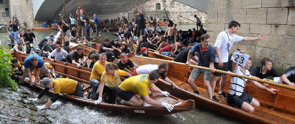 Stocherkahnrennen Tübingen 2010