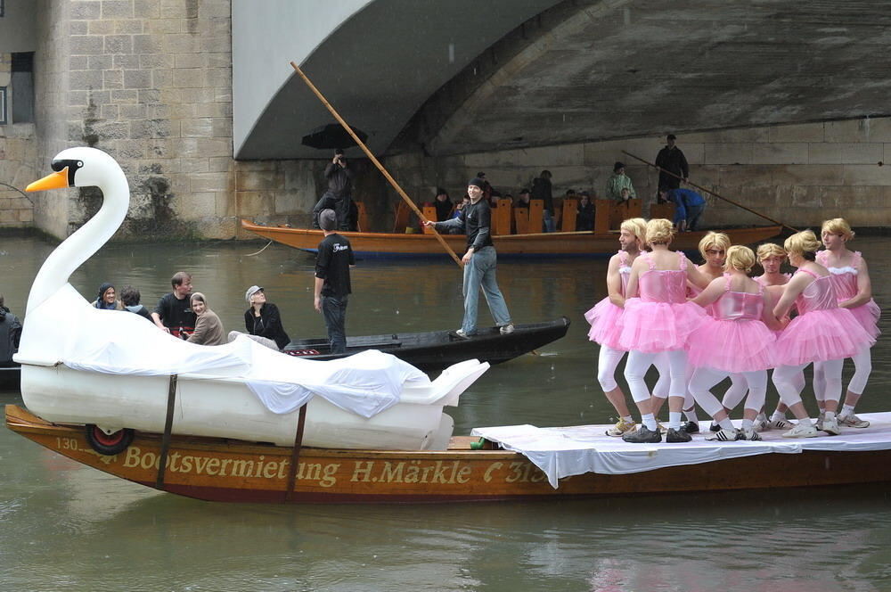 Stocherkahnrennen Tübingen 2010