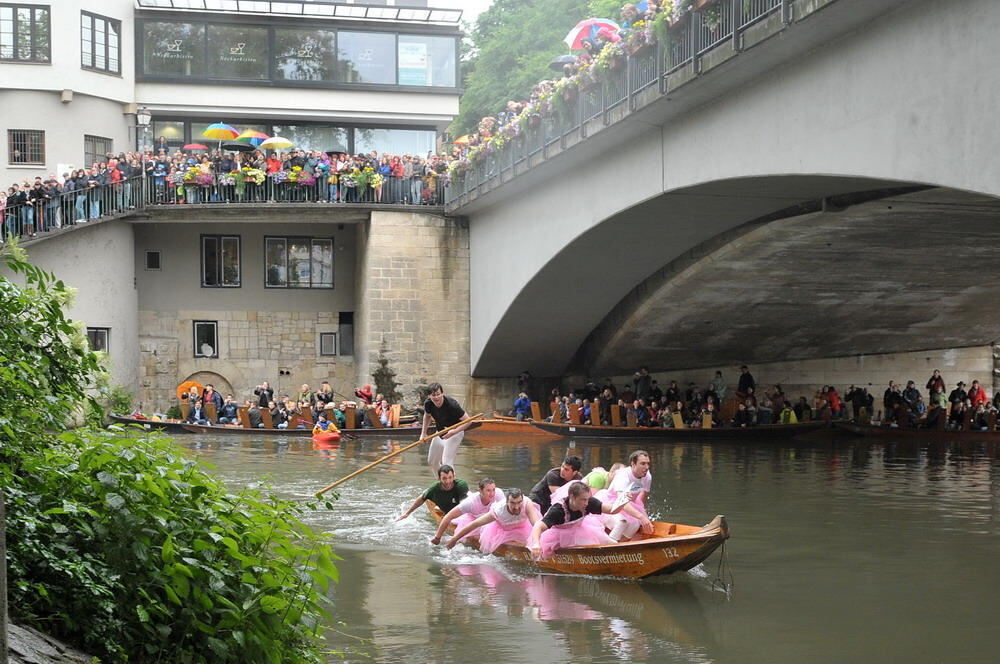 Stocherkahnrennen Tübingen 2010