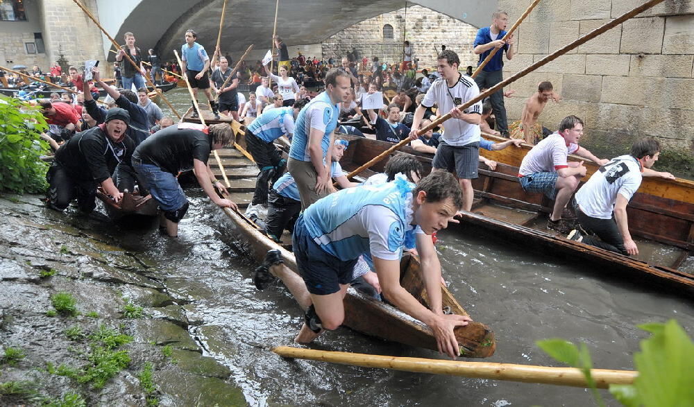 Stocherkahnrennen Tübingen 2010