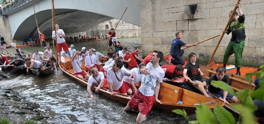 Stocherkahnrennen Tübingen 2010