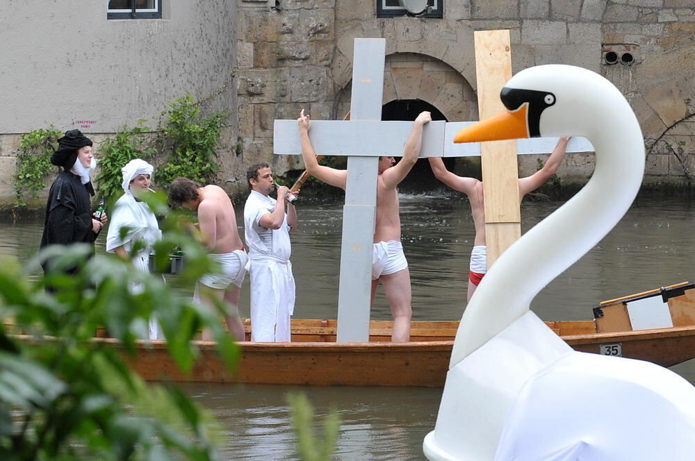 Stocherkahnrennen Tübingen 2010