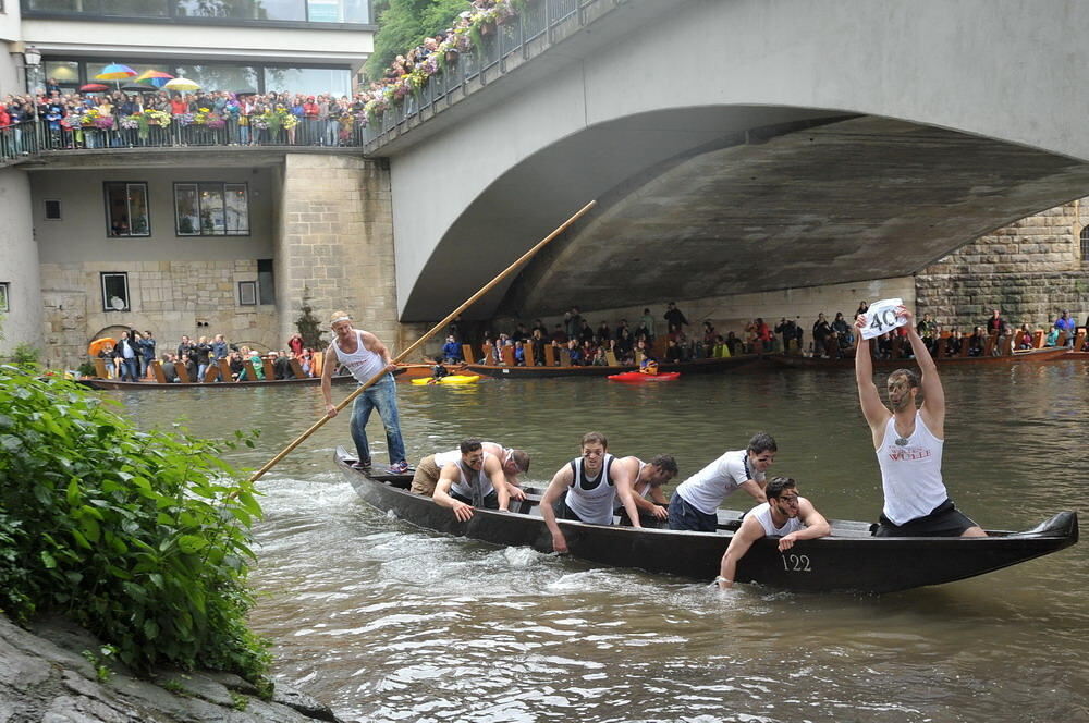 Stocherkahnrennen Tübingen 2010