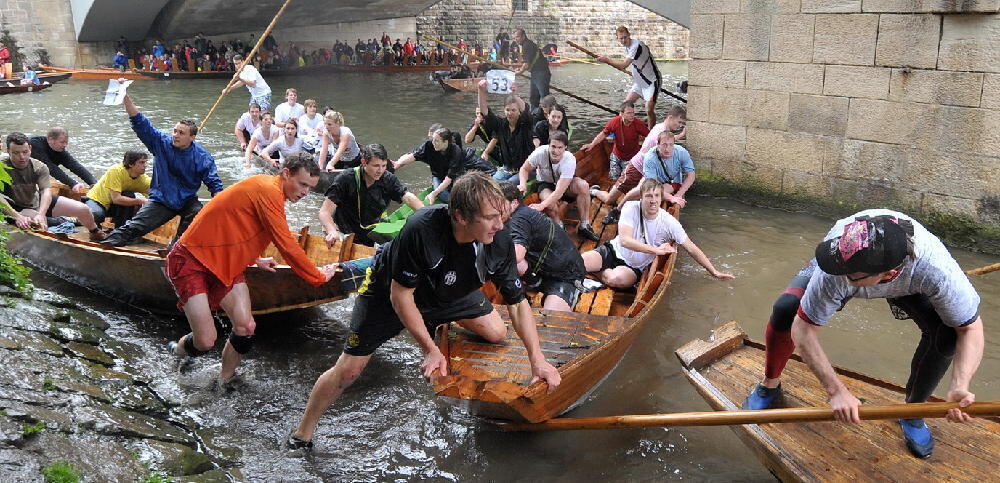 Stocherkahnrennen Tübingen 2010