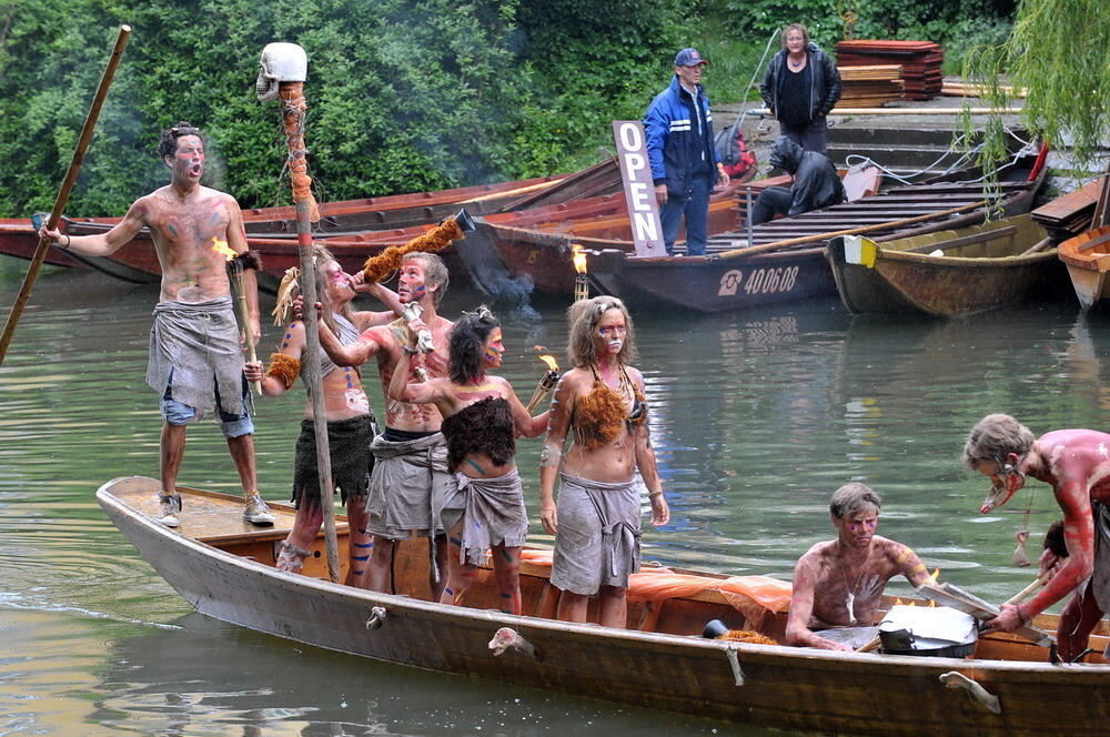 Stocherkahnrennen Tübingen 2010