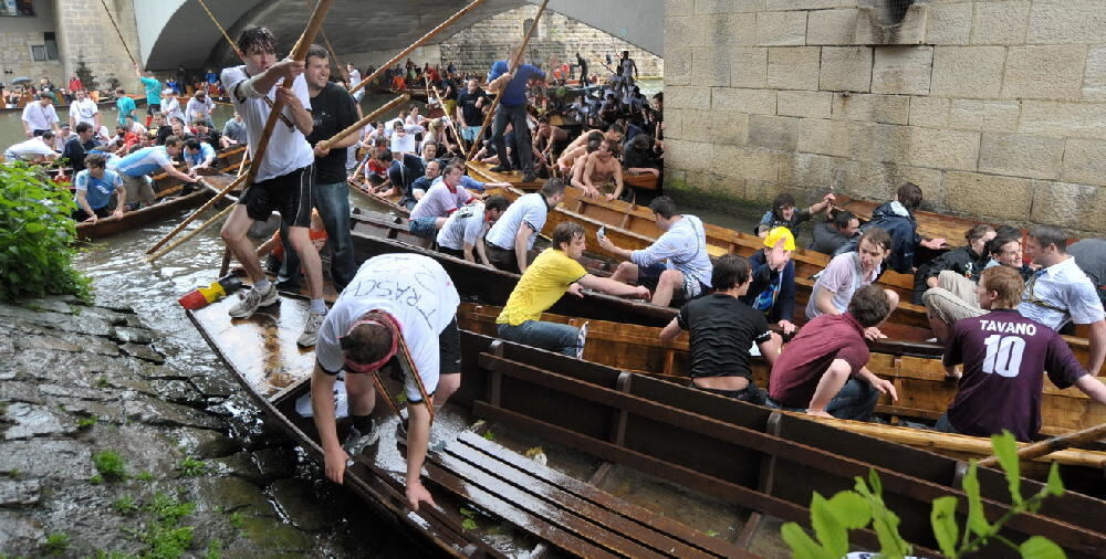 Stocherkahnrennen Tübingen 2010