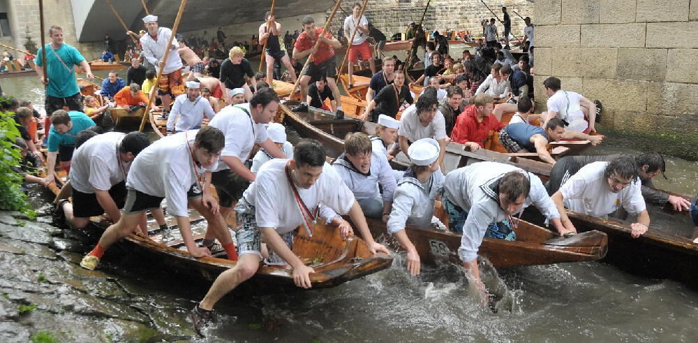 Stocherkahnrennen Tübingen 2010