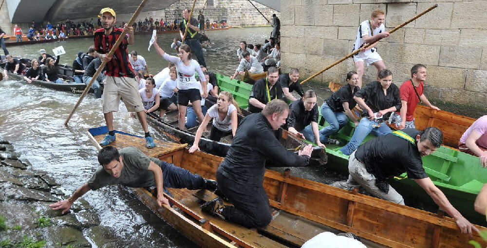 Stocherkahnrennen Tübingen 2010