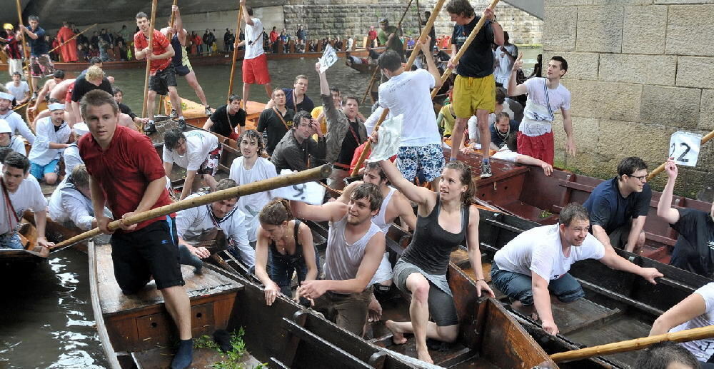 Stocherkahnrennen Tübingen 2010