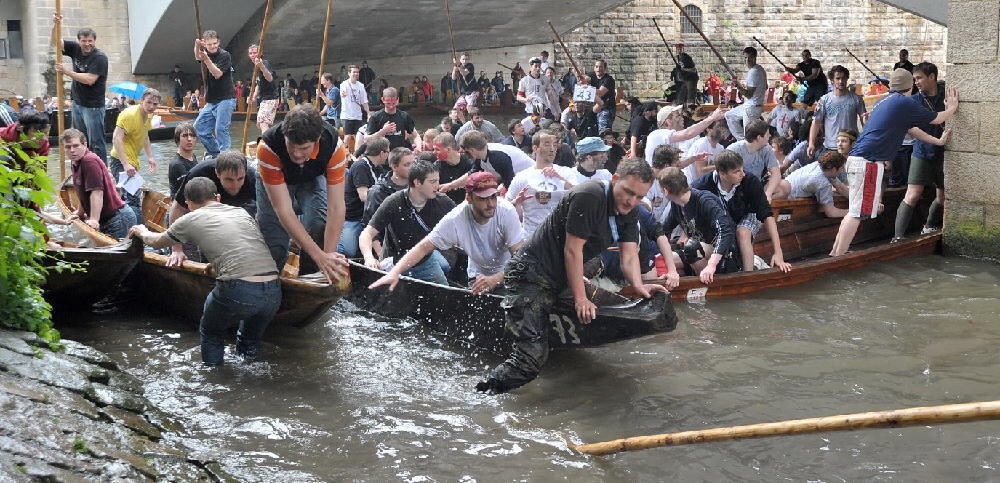 Stocherkahnrennen Tübingen 2010