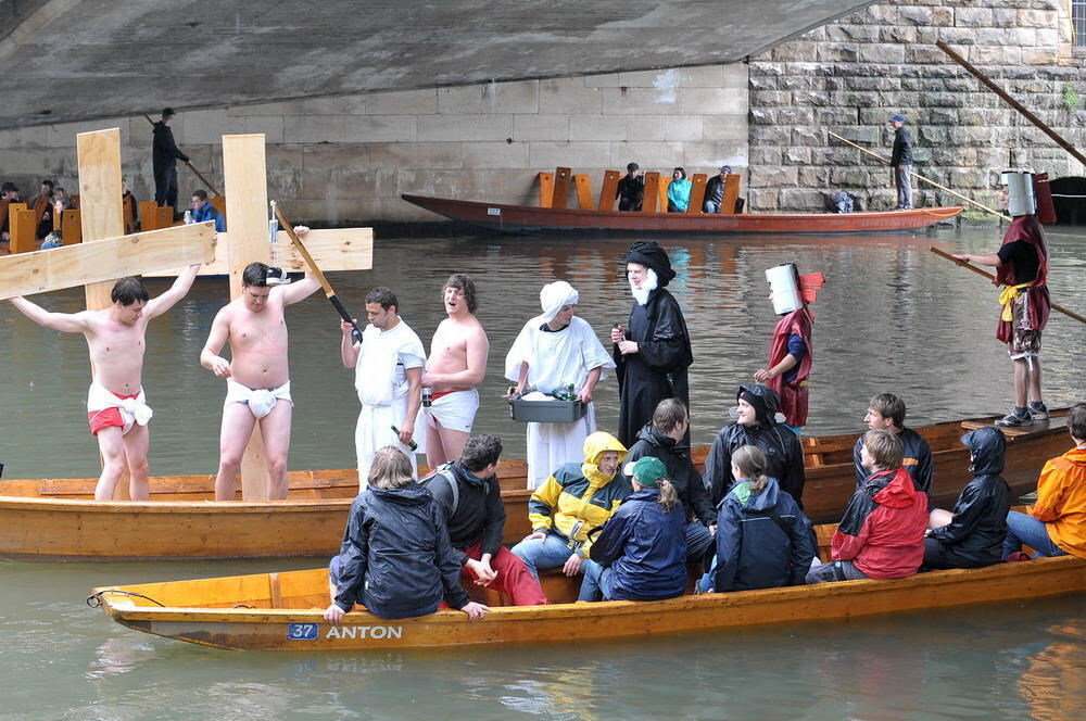 Stocherkahnrennen Tübingen 2010