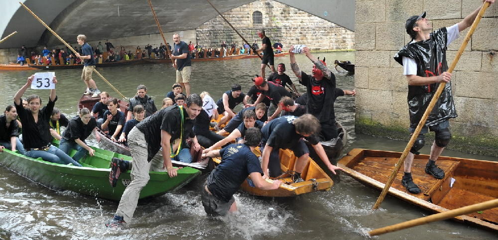 Stocherkahnrennen Tübingen 2010