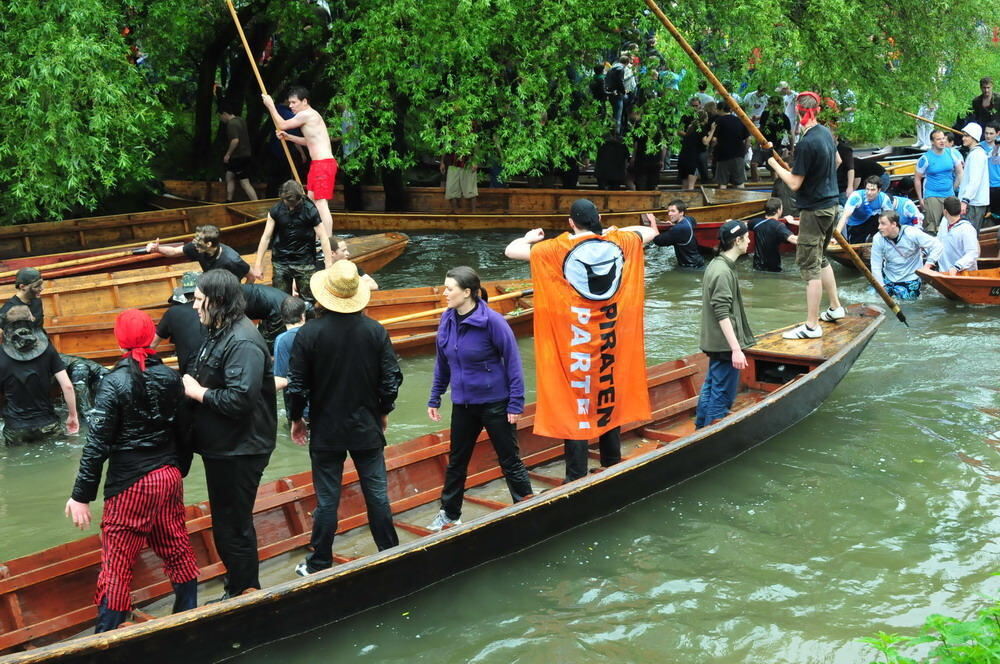 Stocherkahnrennen Tübingen 2010