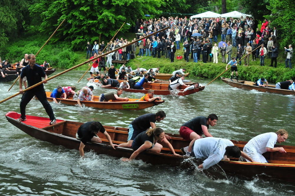 Stocherkahnrennen Tübingen 2010