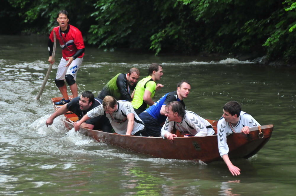 Stocherkahnrennen Tübingen 2010