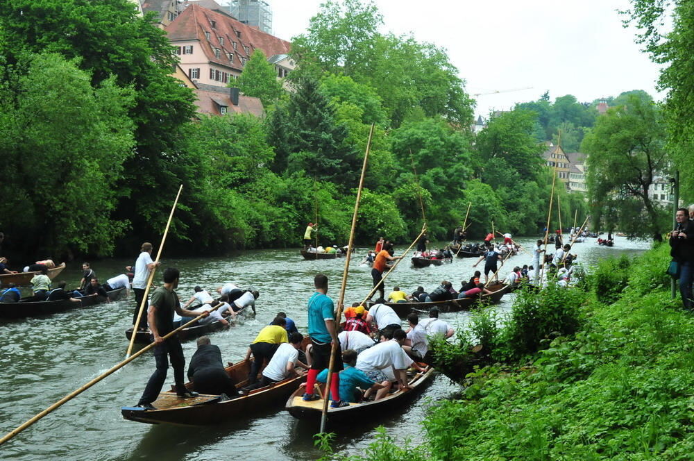 Stocherkahnrennen Tübingen 2010