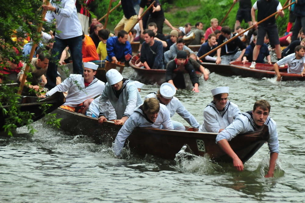 Stocherkahnrennen Tübingen 2010