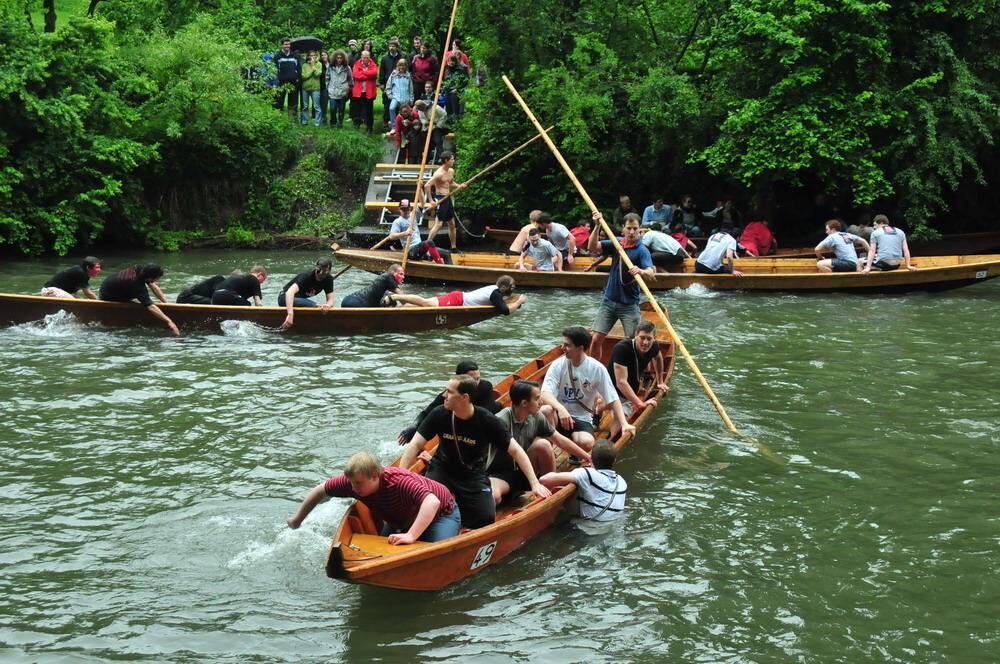 Stocherkahnrennen Tübingen 2010