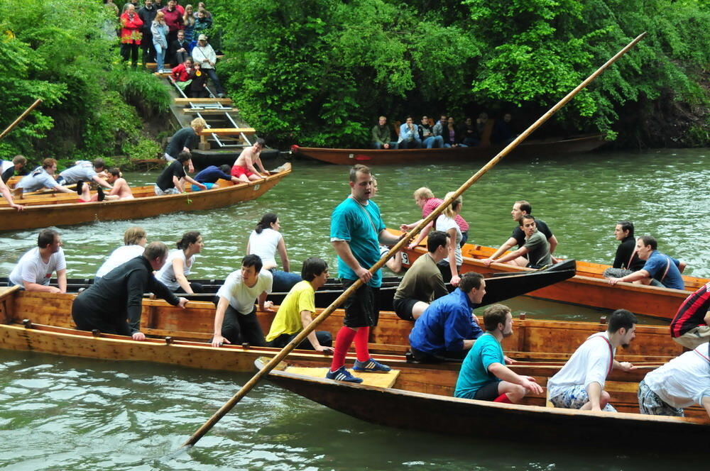 Stocherkahnrennen Tübingen 2010