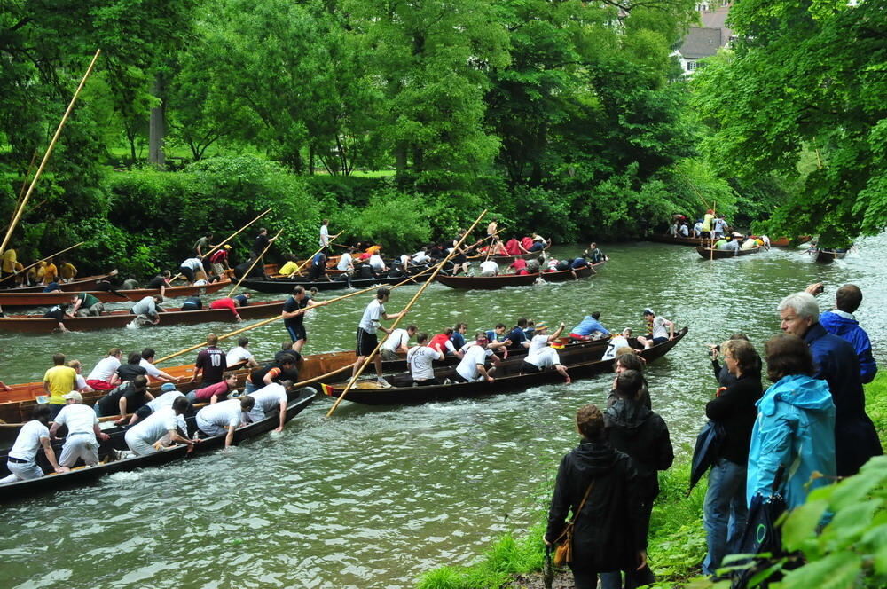 Stocherkahnrennen Tübingen 2010