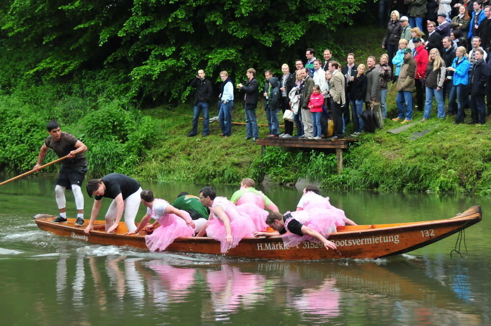 Stocherkahnrennen Tübingen 2010