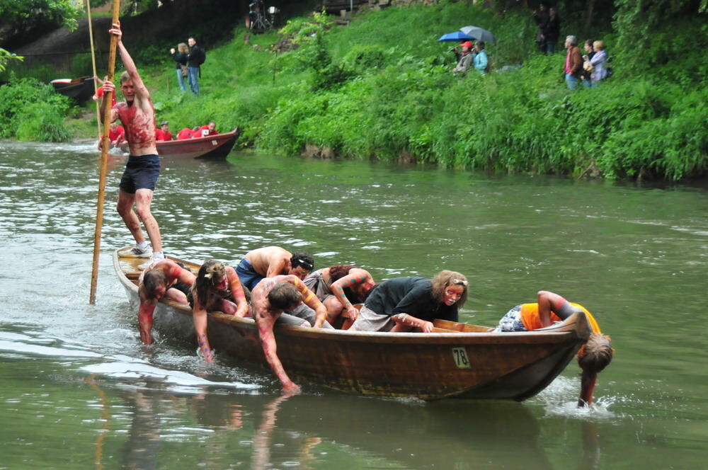 Stocherkahnrennen Tübingen 2010